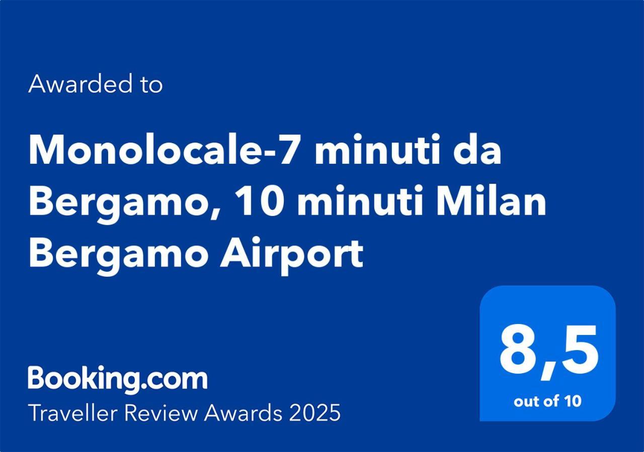 شقة Monolocale-7 Minuti Da Bergamo, 10 Minuti Milan Bergamo Airport Gorle المظهر الخارجي الصورة